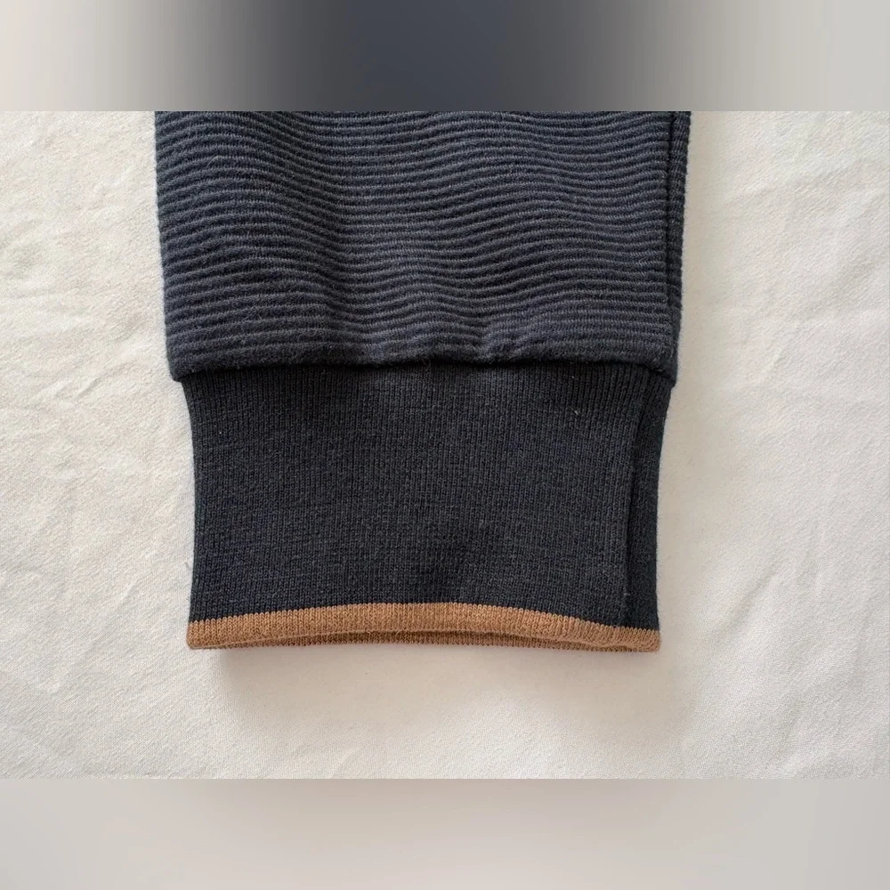 NWT-Denim & Flower Neutral Ribbed Crewneck Sweater - Picture 4 of 14